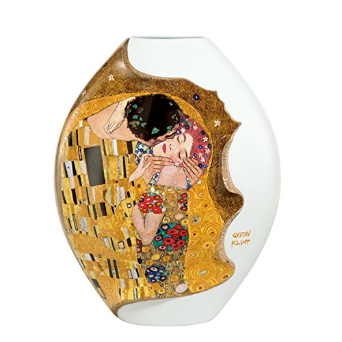 Goebel - Vase Der Kuss - Gustav Klimt - Porzellan mit Echtgold - Höhe 30 cm von Gustav Klimt