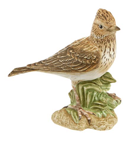 Goebel Vogel des Jahres 2019 Feldlerche-Figur aus Biskuitporzellan, Maße: 5,5cm x 10,5cm x 9,5cm, 38-473-19-1 von Goebel