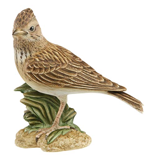 Goebel Vogel des Jahres 2019 Feldlerche-Figur aus Biskuitporzellan, Maße: 8cm x 13,5cm x 14cm, 38-473-20-1 von Goebel