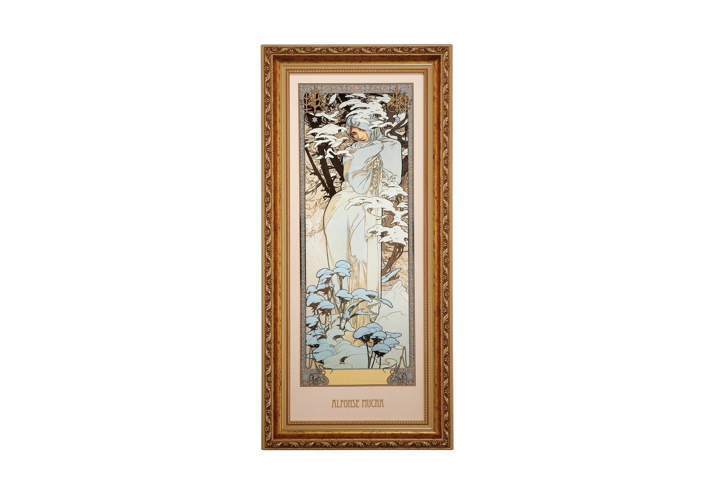 Goebel Wandbild Goebel Artis Orbis Alphonse Mucha 'Winter 1900 - Wandbild' von Goebel