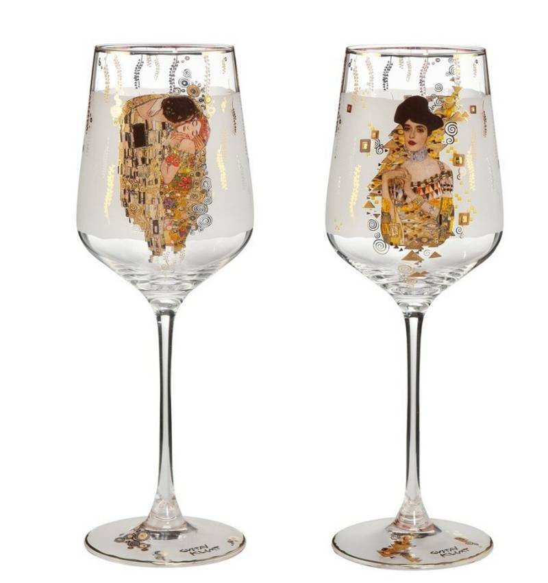 Goebel Weinglas, Glas, Mehrfarbig L:8.5cm B:8.5cm H:25cm Glas von Goebel