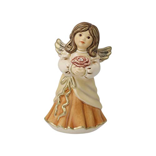 Goebel X-Mas Engels-Figur mit Rose aus Steingut mit Swarovski-Stein Mehrfarbig, Maße: 5cm x 4,5cm x 8,5cm, 41-639-07-1 Goebel X-Mas Engels-Figur mit Rose aus Steingut mit Swarovski-Stein Mehrfarbig, Maße: 5cm x 4,5cm x 8,5cm, 41-639-07-1 von Goebel