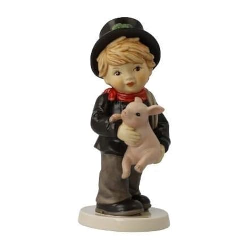 Goebel X-Mas-Figur Schornsteinfeger mit Glücksschwein aus Steingut Mehrfarbig, Maße: 10cm x 8cm x 20cm, 10-638-34-1 von Goebel