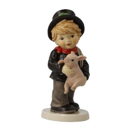 Goebel X-Mas-Figur Schornsteinfeger mit Glücksschwein aus Steingut Mehrfarbig, Maße: 10cm x 8cm x 20cm, 10-638-34-1 von Goebel