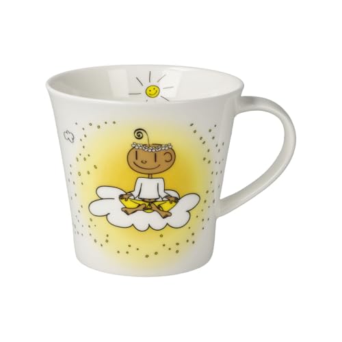 Kaffee- / Teetasse Mug Dein Lächeln 0,35l Der kleine Yogi von Goebel
