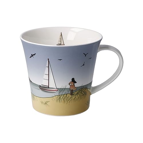 Goebel Künstlerbecher Scandic Home Ocean Love aus Fine Bone China, Maße: 13,5cm x 10,5cm x 9,5cm, 23-101-52-1 von Goebel