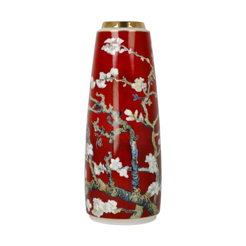Vase 26,5 cm Mandelbaum rot Vincent Van Gogh Artis Orbis von Goebel
