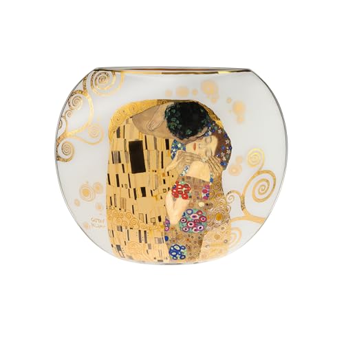 Vase DER Kuss Gustav Klimt H 35cm Glas Mehrfarbig Goebel Porzellan Vase DER Kuss Gustav Klimt H 35cm Glas Mehrfarbig Goebel Porzellan von Goebel
