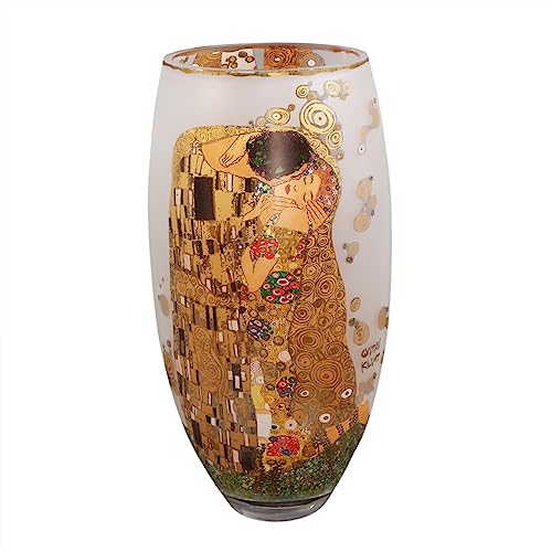 Vase Gustav Klimt Der Kuss - Glasvase Artis Orbis von Goebel