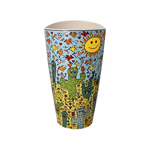 Vase James Rizzi Desert Life - Pop Art von Goebel