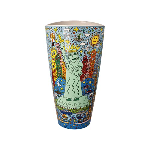 Vase James Rizzi The Big Apple is Big on Liberty - Pop Art von Goebel