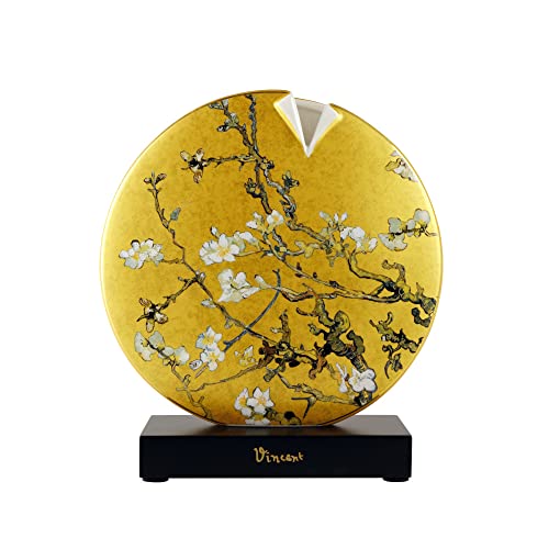 Vase Vincent Van Gogh Mandelbaum Gold 22,5 cm - Artis Orbis von Goebel