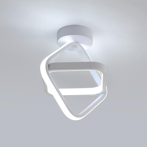 Goeco LED Deckenlampe, 22W Moderne Deckenleuchte mit 2 Quadratischen Lampen 6500K Kaltweißes Licht, Kreative LED Lampen Deckenbeleuchtung für Schlafzimmer Wohnzimmer Küche Flur, Weiß Goeco LED Deckenlampe, 22W Moderne Deckenleuchte mit 2 Quadratischen Lampen 6500K Kaltweißes Licht, Kreative LED Lampen Deckenbeleuchtung für Schlafzimmer Wohnzimmer Küche Flur, Weiß von Goeco