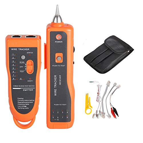 Goeco RJ11 RJ45 Cat5 Cat6 Kabelspanner Toner Tracer Ethernet LAN Kabel Kabeltester Zeilendetektor Goeco RJ11 RJ45 Cat5 Cat6 Kabelspanner Toner Tracer Ethernet LAN Kabel Kabeltester Zeilendetektor von Goeco