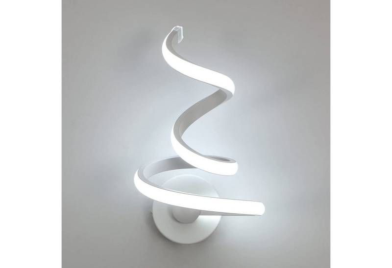 Goeco Wandleuchte LED Wandlampe Aluminium Schlangenform, 24W, LED, Kaltweiß von Goeco