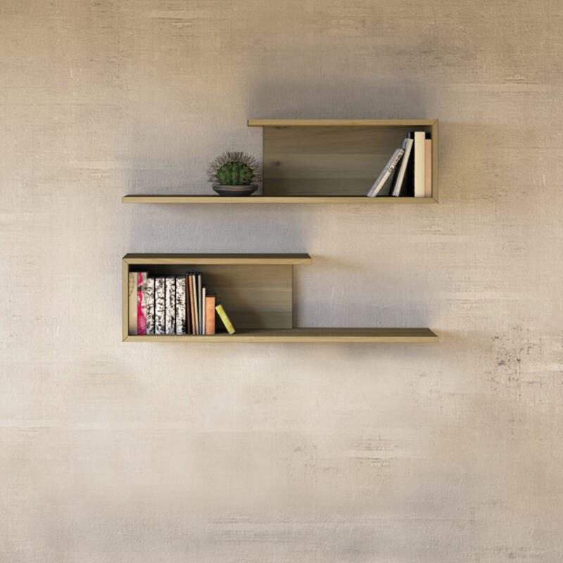 2er Set Massivholz Wandregale - 100 cm Wildeiche weiß geölt 2er Set Massivholz Wandregale - 100 cm Wildeiche weiß geölt von Göhring