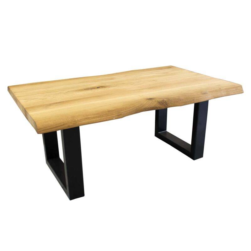 Baumkante-Couchtisch Eiche massiv von Göhring