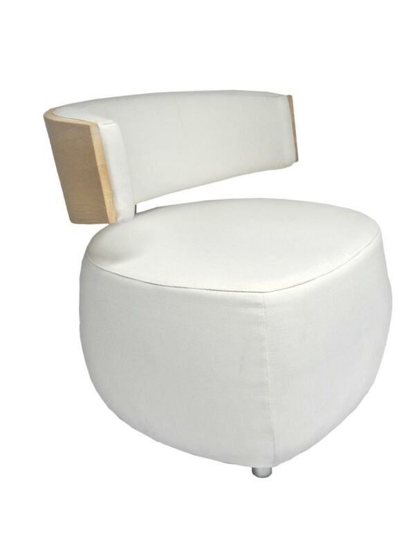 Designer Sessel BOOM mit Massivholzrücken Eiche bianco Microfaser Designer Sessel BOOM mit Massivholzrücken Eiche bianco Microfaser von Göhring