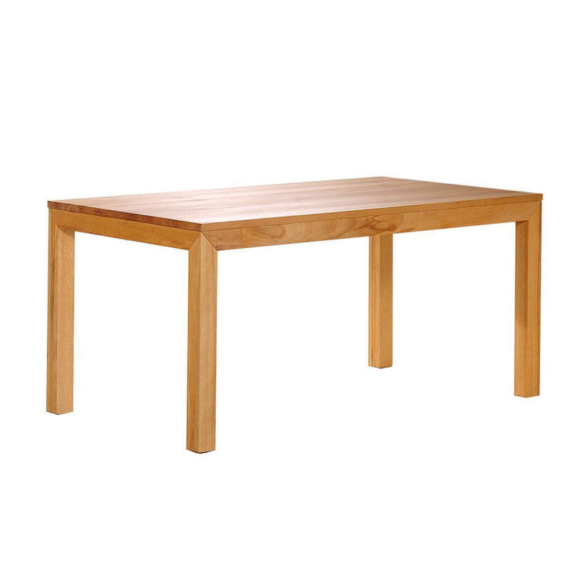 Esstisch LINO Massivholz mit Ausziehfunktion - 100cm Breite Nussbaum 180 x 100 cm 50 x 100 cm von Göhring