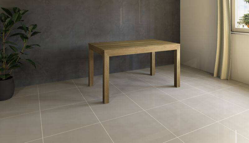 Esstisch Massivholz LINO mit 2 Schubkasten 90 cm Eiche 90 x 140 cm von Göhring