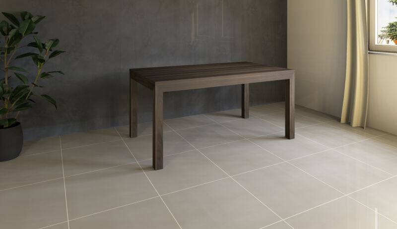 Esstisch Massivholz LINO mit 2 Schubkasten 90 cm Nussbaum 90 x 180 cm von Göhring