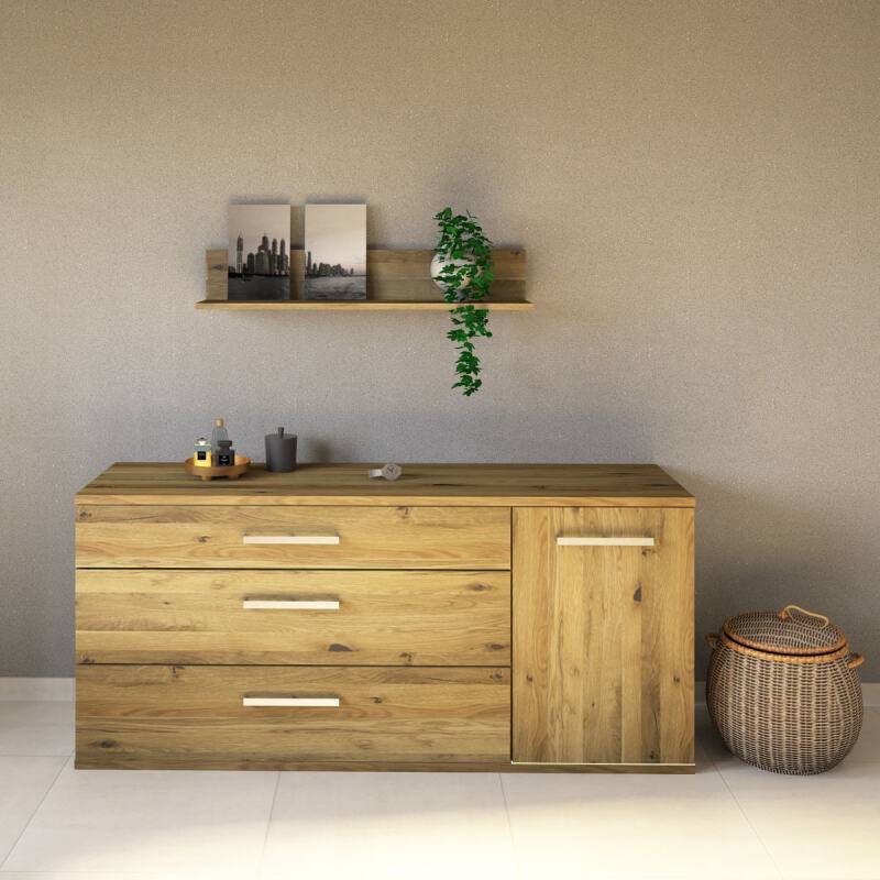 Esszimmer-Sidebaord Lino mit Flachsockel -170cm Wildeiche von Göhring