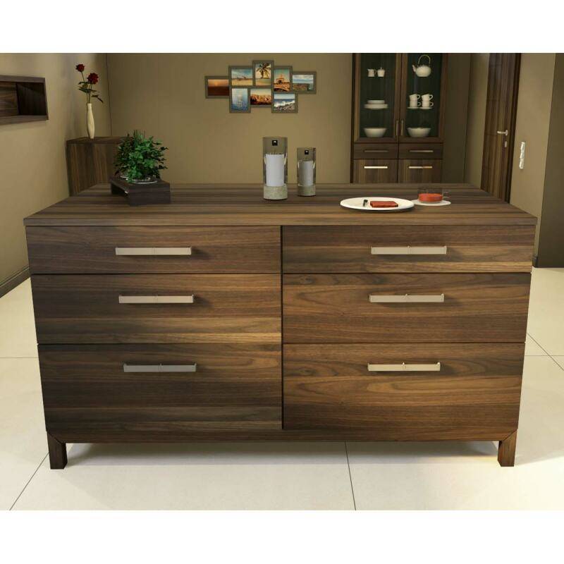 Freistehende Massivholz Kücheninsel mit offenem Regal Nussbaum von Göhring