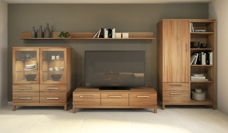 Hochwertige Massivholz TV-Wohnwand LINO Kernbuche Hochwertige Massivholz TV-Wohnwand LINO Kernbuche von Göhring