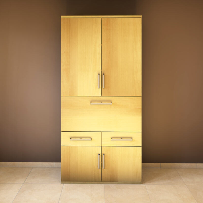 Hoher Wohnzimmerschrank Massivholz Buche Hoher Wohnzimmerschrank Massivholz Buche von Göhring