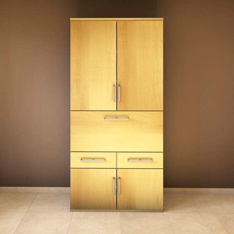 Hoher Wohnzimmerschrank Massivholz Buche Hoher Wohnzimmerschrank Massivholz Buche von Göhring