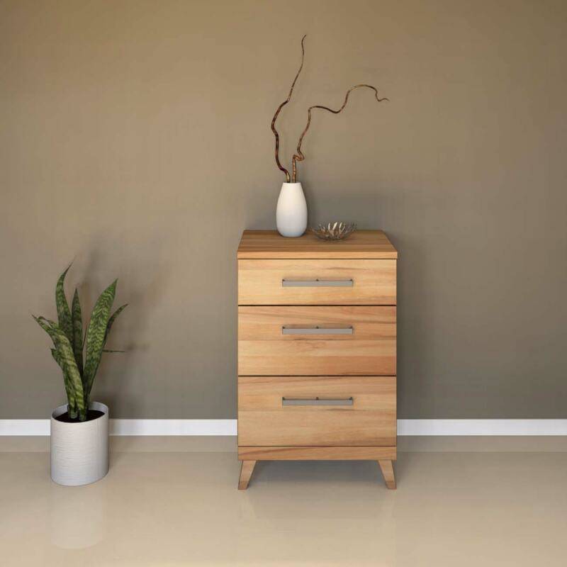 Kleine Retro Schubladenkommode Massivholz Kernbuche von Göhring