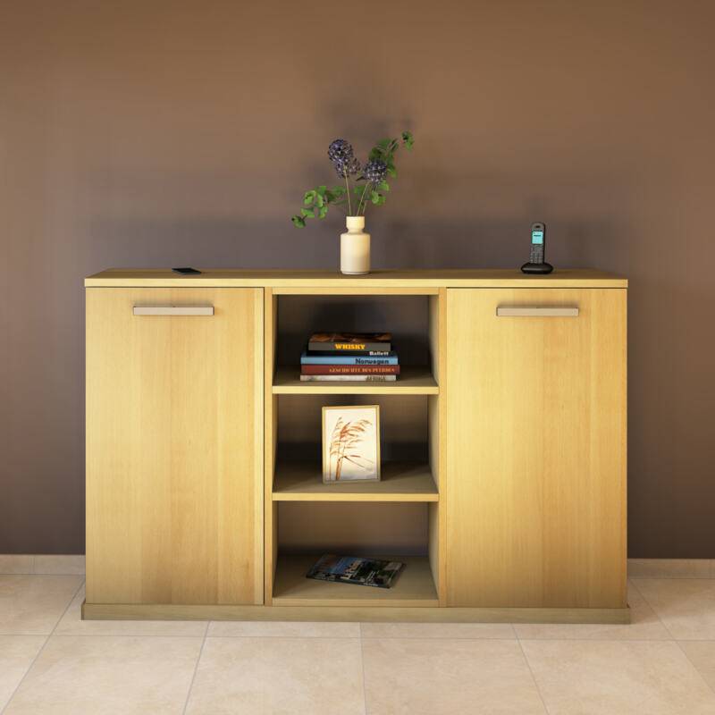 Kommode mit Regal Massivholz Buche von Göhring