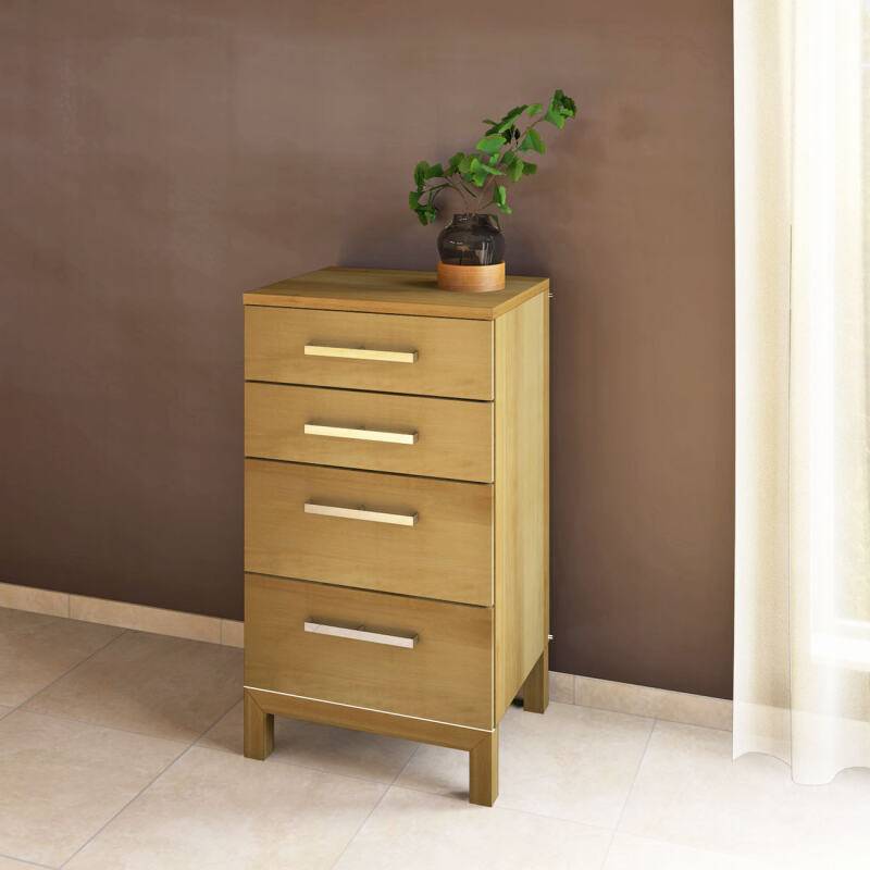 LINO Kommode schmal mit 4 Schubladen Buche LINO Kommode schmal mit 4 Schubladen Buche von Göhring