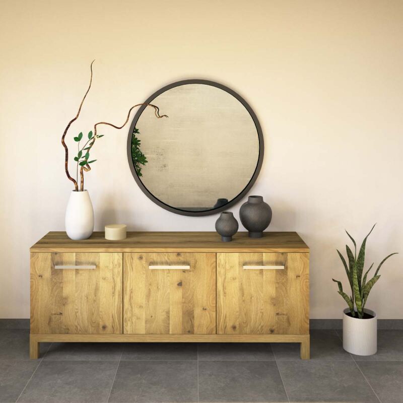 Langes Sideboard aus Massiver Wildeiche von Göhring