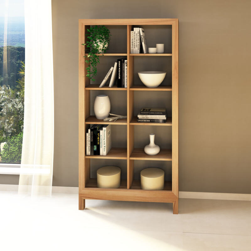 Lino Regal aus Massivholz - 100 x 31,6 x 192 cm Kernbuche Lino Regal aus Massivholz - 100 x 31,6 x 192 cm Kernbuche von Göhring