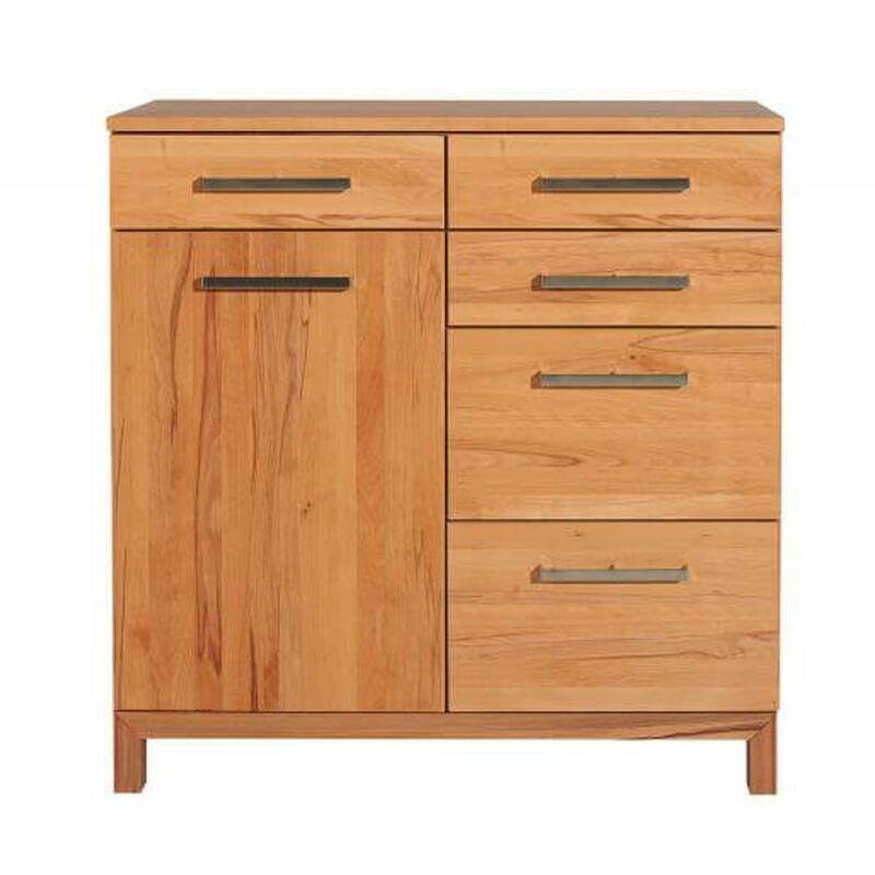 Massivholz Anrichte LINO mit 5 Schubladen - Sockelgestell Nussbaum von Göhring