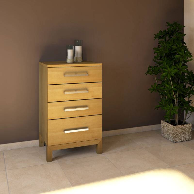 Massivholz Kommode LINO mit 4 Schubladen Buche Massivholz Kommode LINO mit 4 Schubladen Buche von Göhring