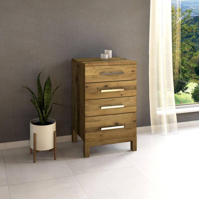 Massivholz Kommode LINO mit 4 Schubladen Wildeiche Massivholz Kommode LINO mit 4 Schubladen Wildeiche von Göhring