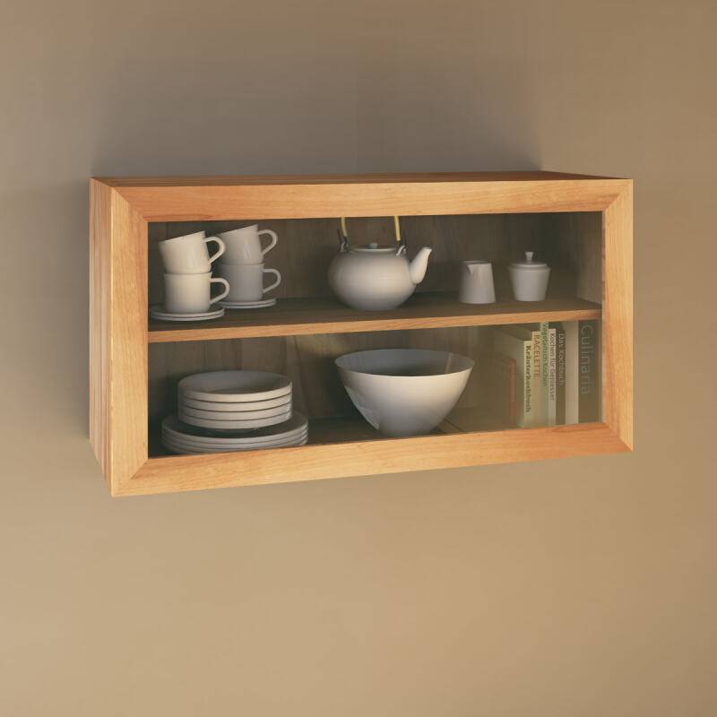 Massivholz Küchen-Hängeschrank mit Liftklappe Kernbuche von Göhring