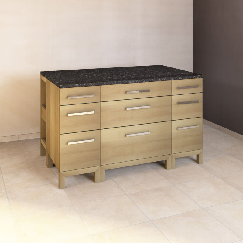 Massivholz Kücheninsel mit offenem Regal Buche Massivholz Kücheninsel mit offenem Regal Buche von Göhring