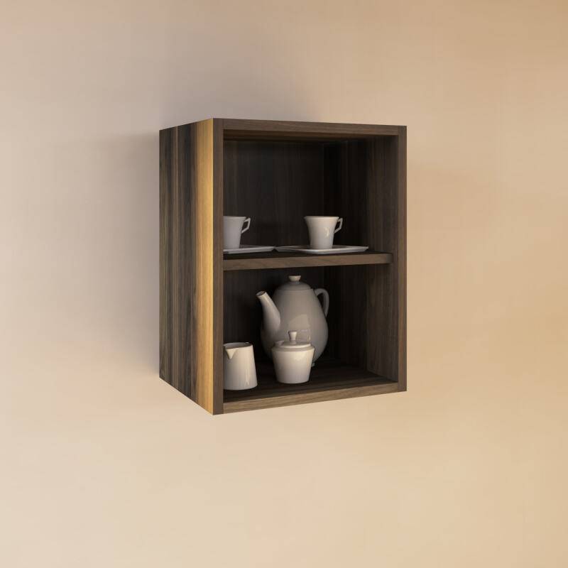 Massivholz Küchenmodul Hängeregal - 40 cm Nussbaum von Göhring