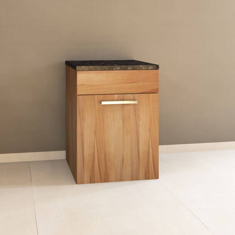 Massivholz Küchenmodul für Spüle - 60 cm Kernbuche von Göhring