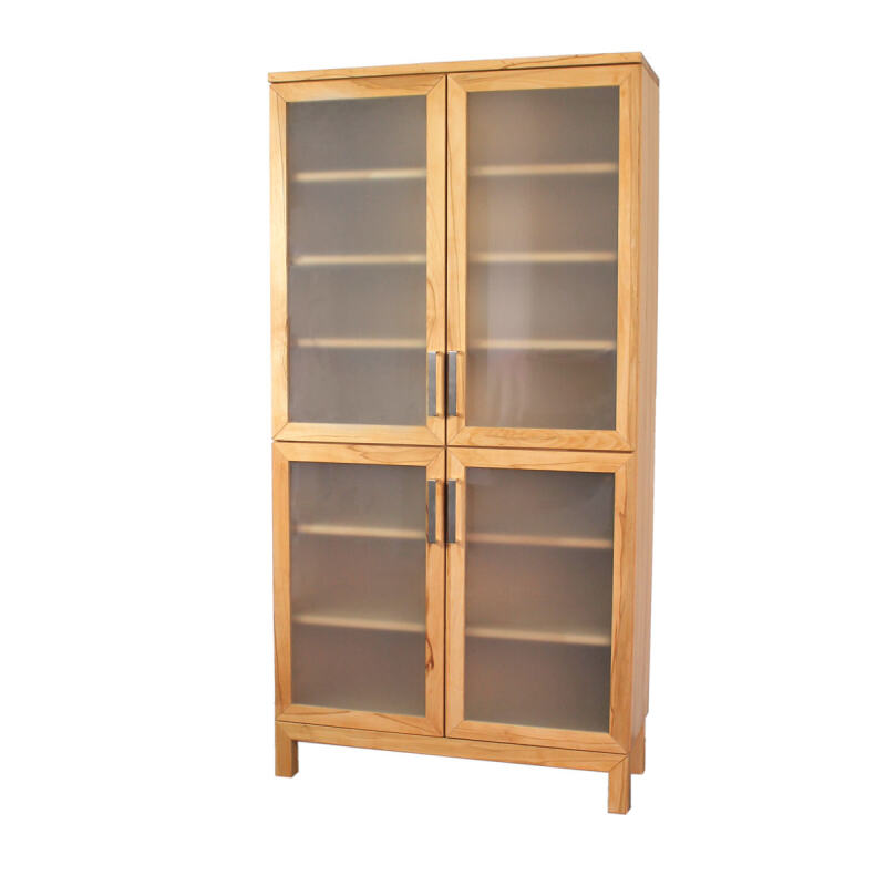 Moderne Esszimmer-Vitrine Kernbuche von Göhring