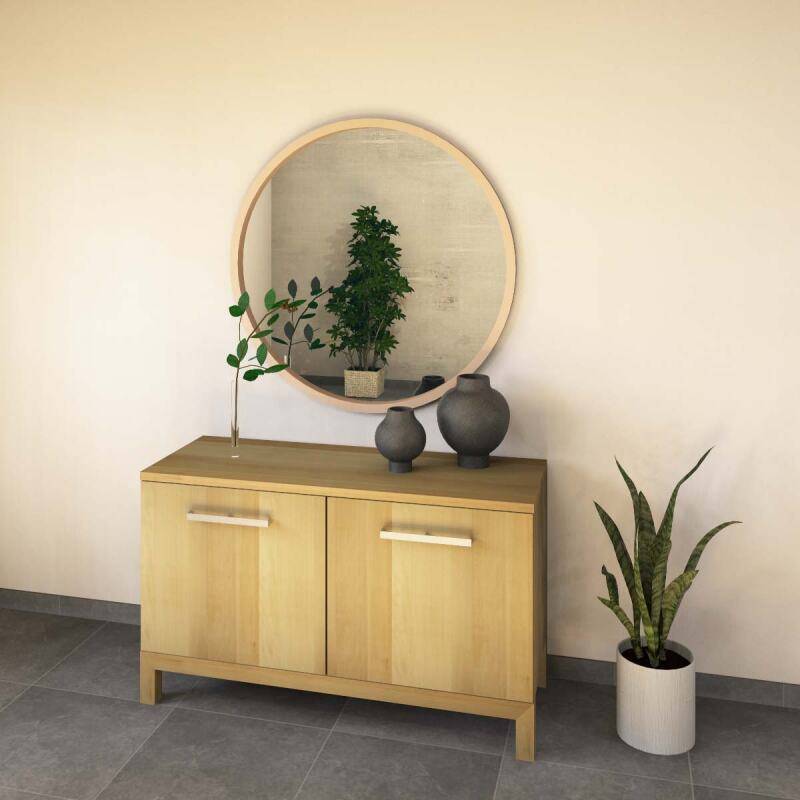Moderne LINO Kommode mit Türen Massivholz Buche von Göhring
