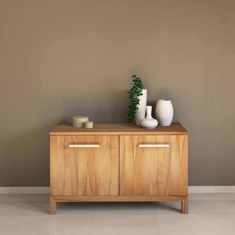 Moderne LINO Kommode mit Türen Massivholz Kernbuche von Göhring