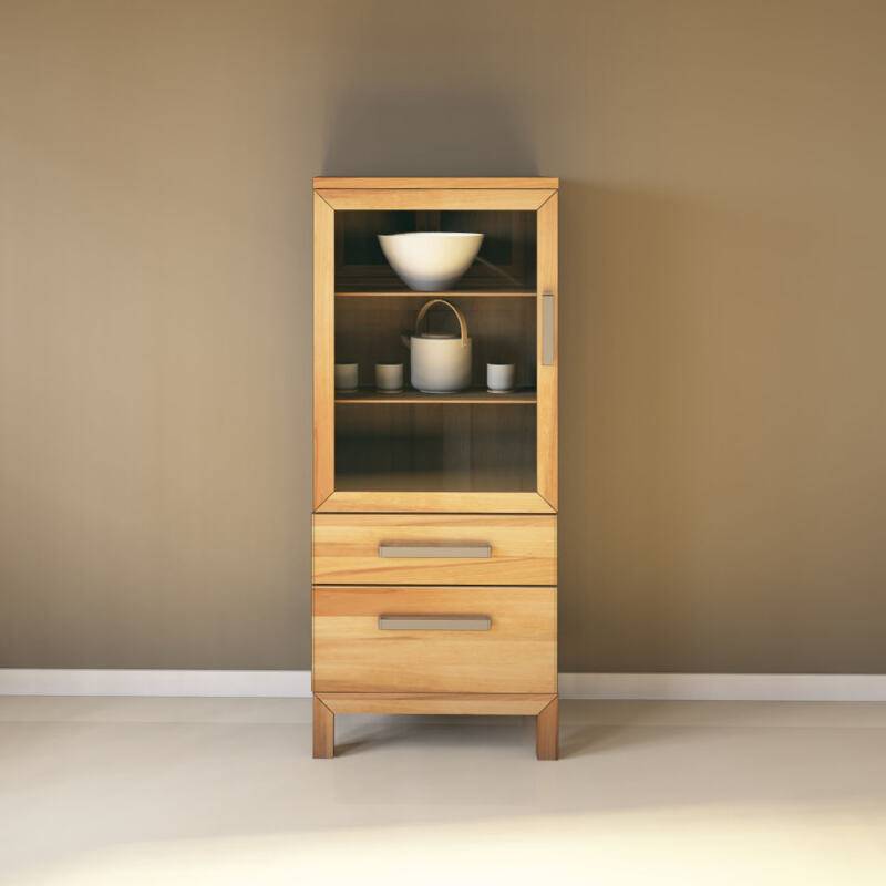 Niedrige Vitrine Massivholz Kernbuche Niedrige Vitrine Massivholz Kernbuche von Göhring