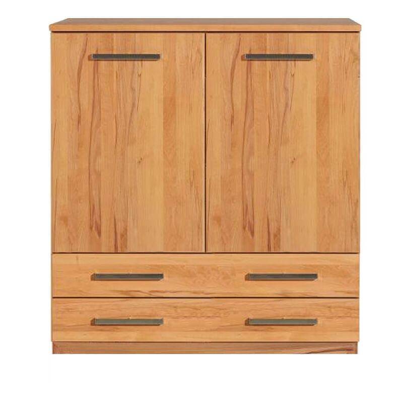 Schlafzimmer Highboard mit Schubladen LINO Massivholz - Flachsockel Eiche von Göhring