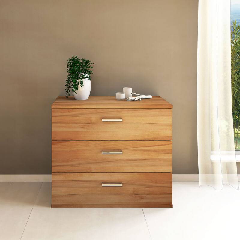 Schlafzimmer Kommode mit drei Schubladen Flachsockel Kernbuche Schlafzimmer Kommode mit drei Schubladen Flachsockel Kernbuche von Göhring
