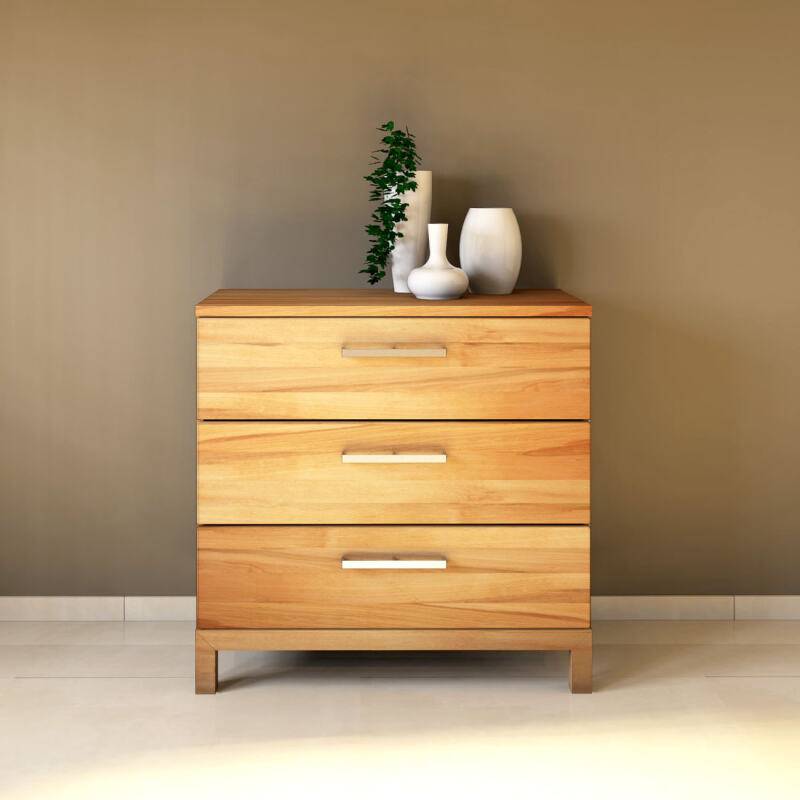 Schlafzimmer Kommode mit drei Schubladen Kernbuche Schlafzimmer Kommode mit drei Schubladen Kernbuche von Göhring