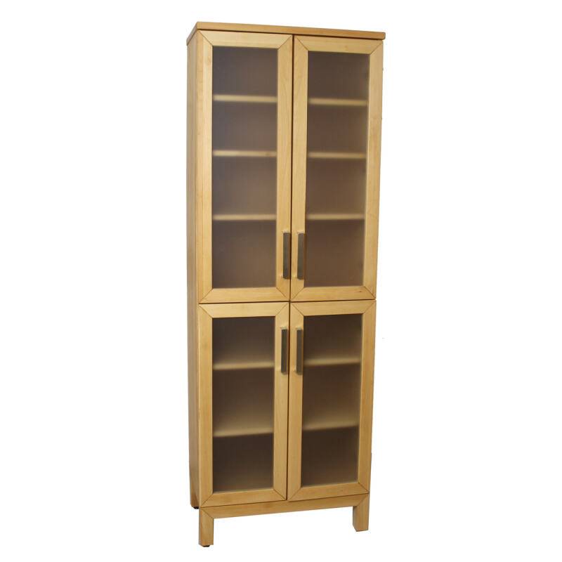 Schmale Massivholz-Vitrine Satinato Buche Schmale Massivholz-Vitrine Satinato Buche von Göhring